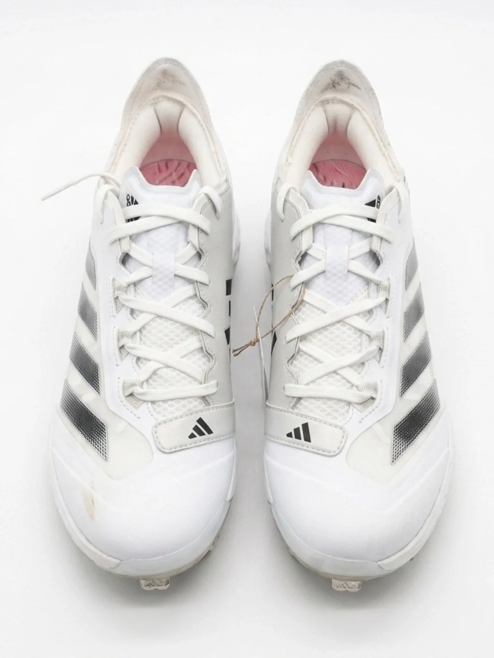 Adidas Adizero Impact TPU Baseball Cleats White Gray IF3355 Men's Size 6.5